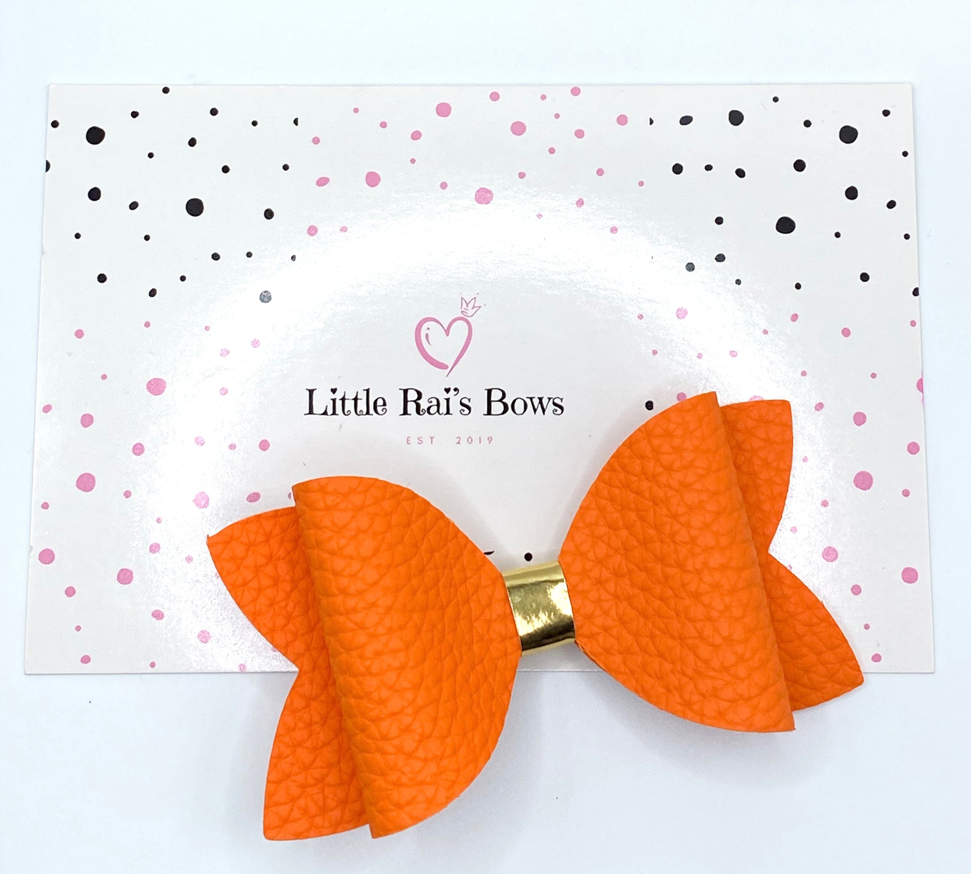 Bright Orange Summer Swim Bows - Swimsuit Fabric Bow Strips Beach Hair Bows  – Pip Supply